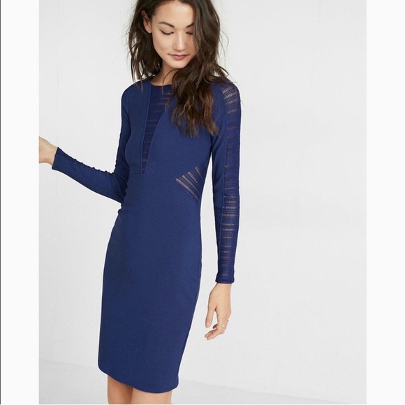 express long sleeve cocktail dresses